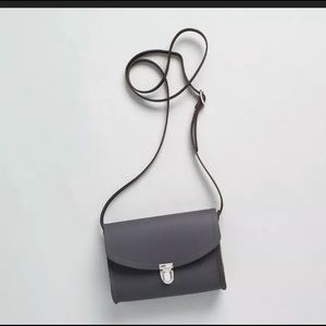 Cambridge Satchel Co Crossbody Bag Matte Grey